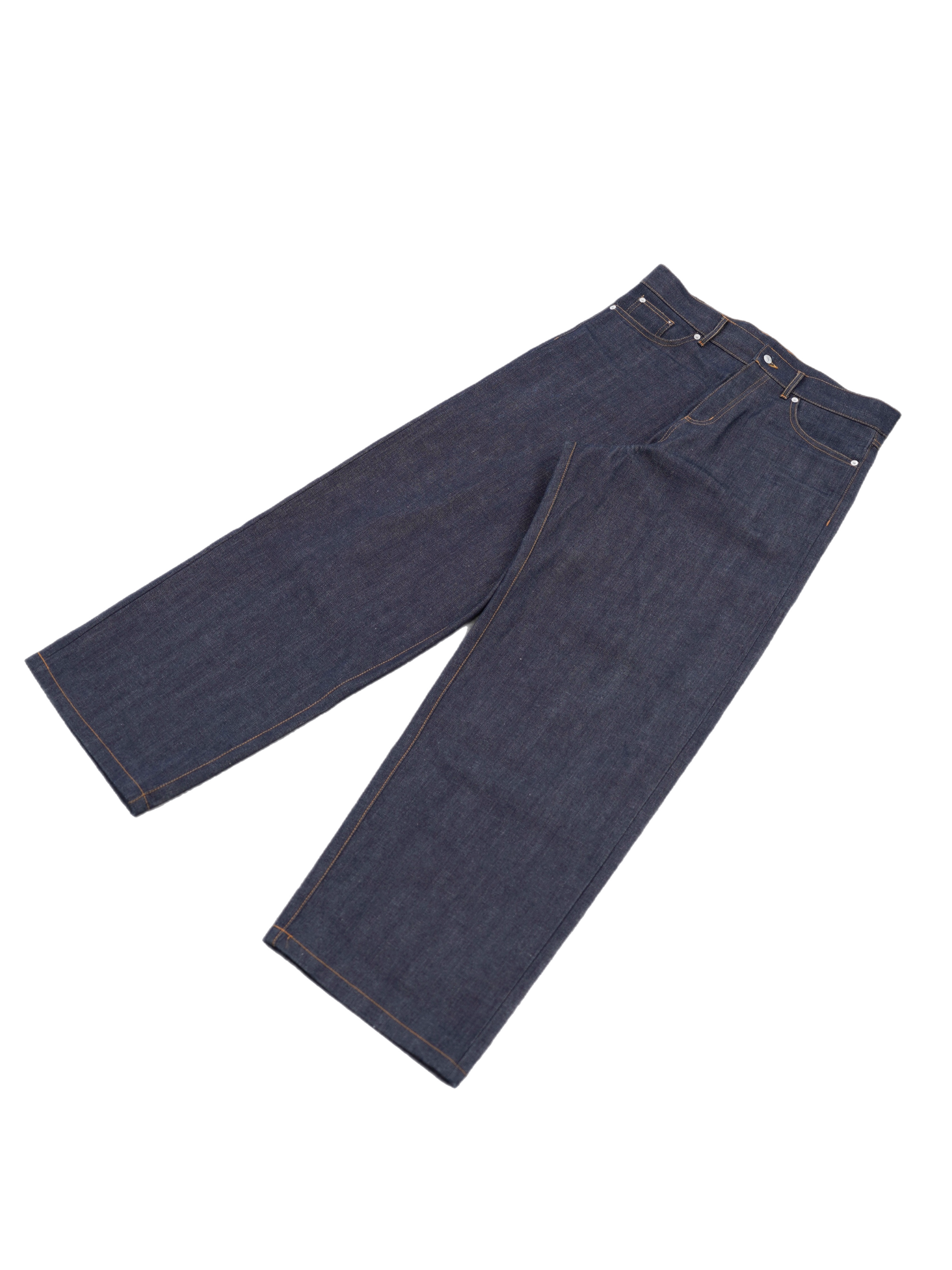 DARK INDIGO BAGGY JEANS – by Ki Shin
