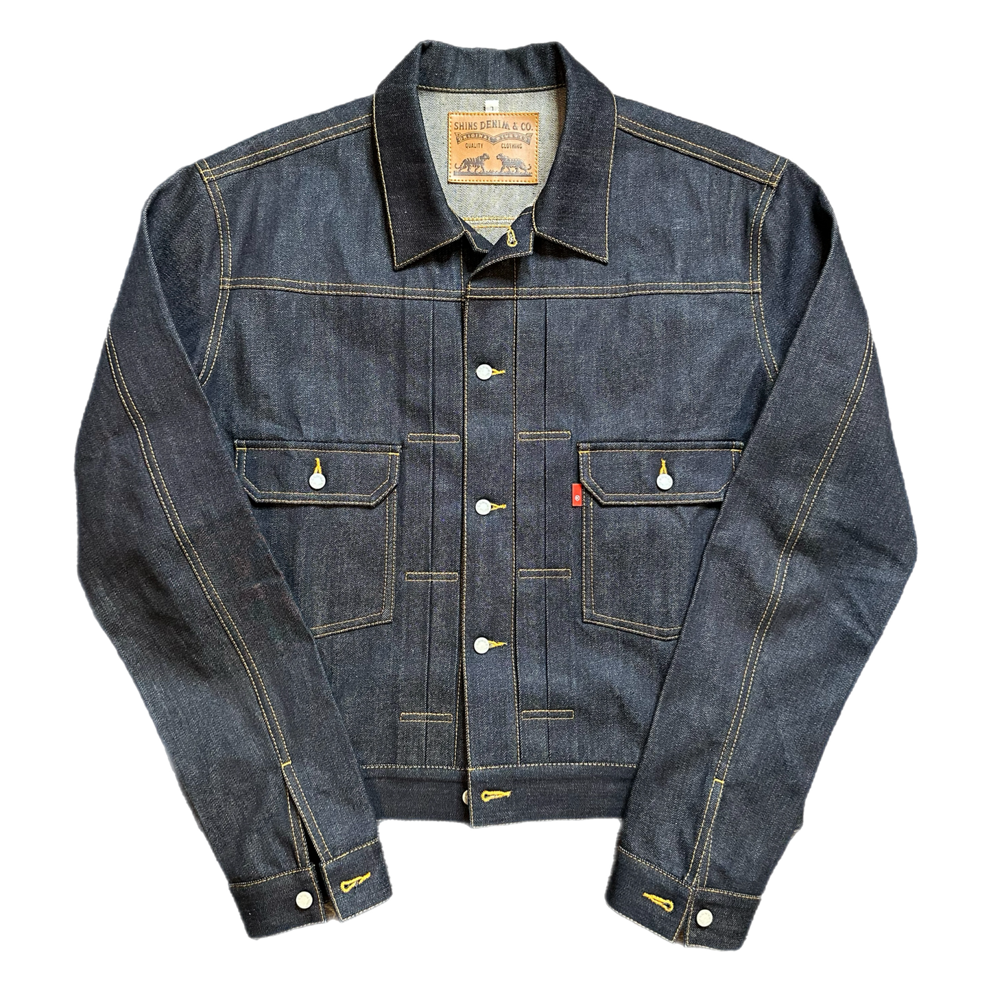 DARK INDIGO DENIM JACKET – by Ki Shin